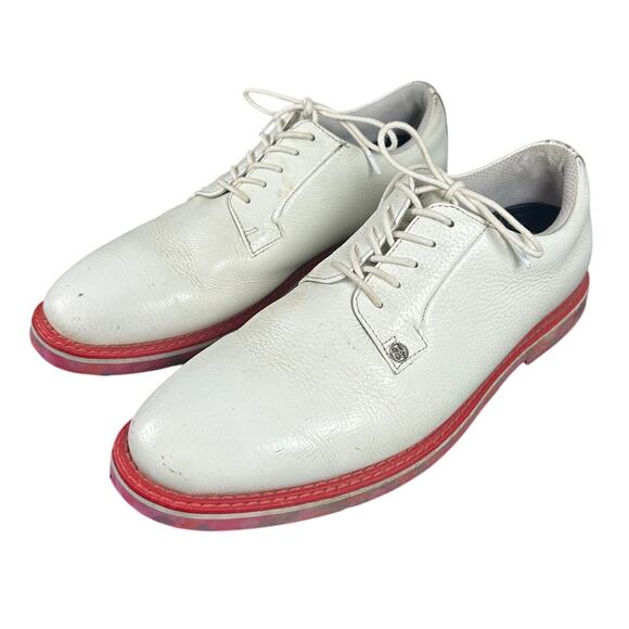 G/Fore- Mens Preowned Golf Shoes- White Red- US 11.5- athletic shoes - Picture 1 of 7